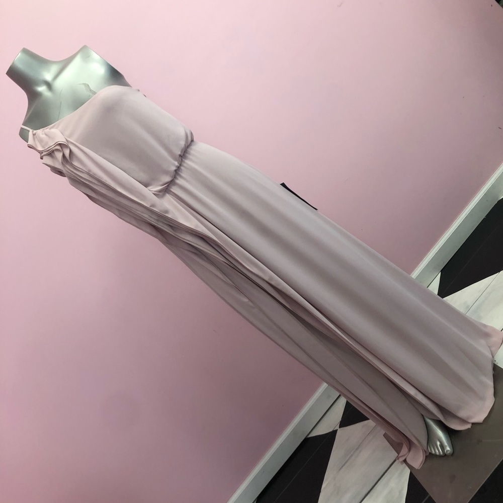 BCBG MAXAZRIA NWT ONE SHOULDER GOWN WITH SLIT